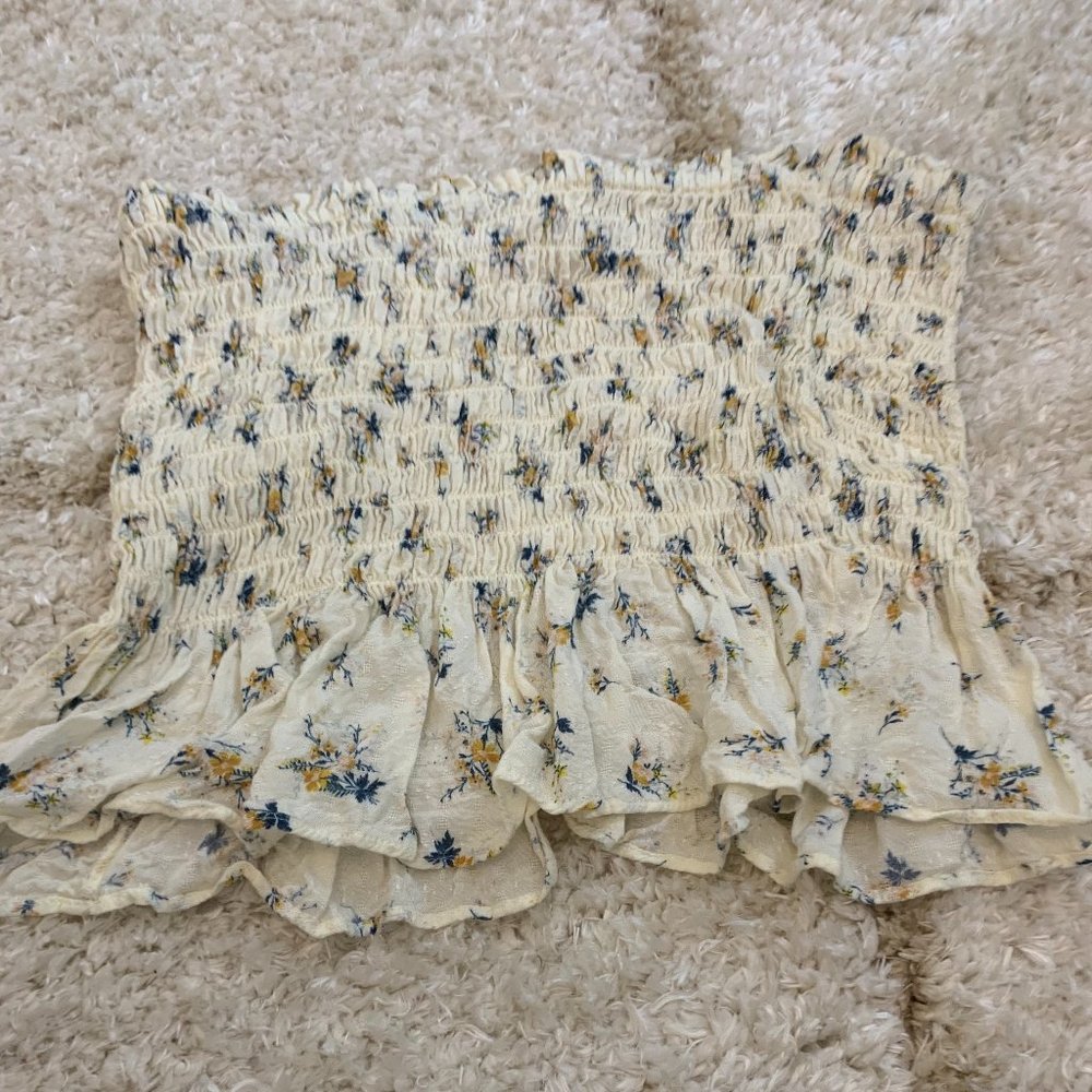 American Eagle Floral Tube Top